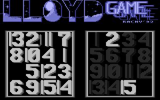Lloyd Game