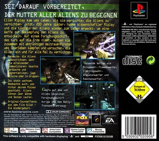 Alien : La Résurrection - Dos