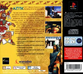 Aztec : Malédiction au Coeur de la Cité d'Or - Dos