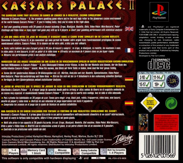 Caesars Palace 2 - Dos