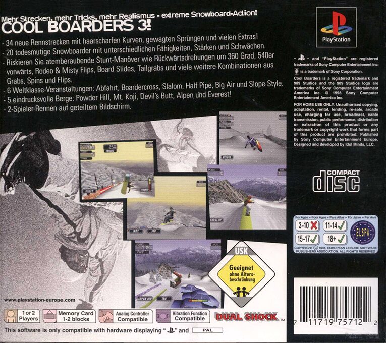 Cool Boarders 3 - Dos