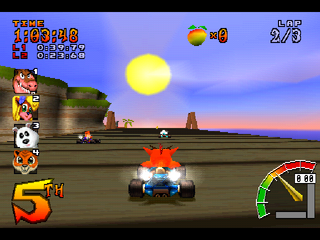Crash Bandicoot Racing - 15th Anniversary Edition