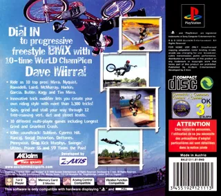 Dave Mirra Freestyle BMX - Dos