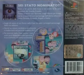 Grande Fratello - Il Gioco - Dos