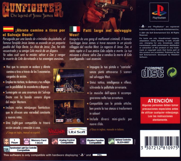 Jaquette arrière
