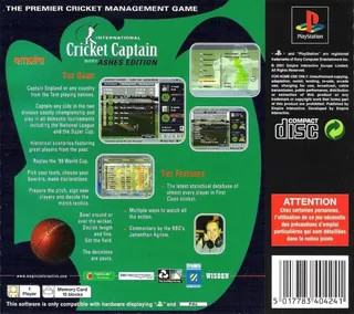 International Cricket Captain 2001 - Ashes Edition - Dos
