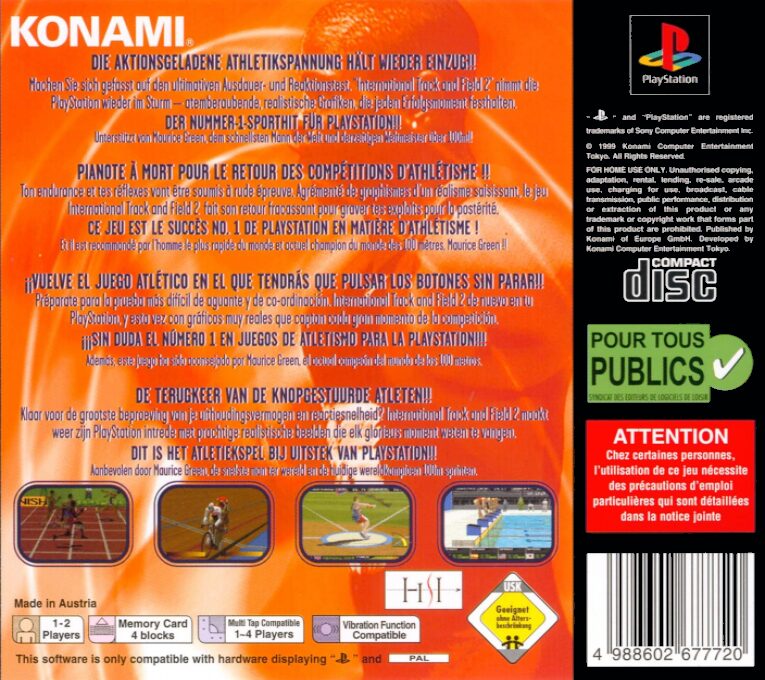 International Track And Field 2 - Dos