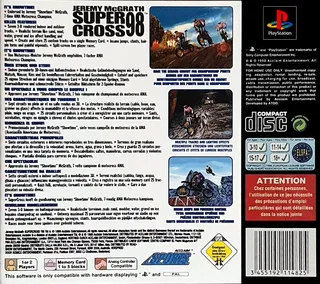 Jeremy McGrath Supercross 98 - Dos