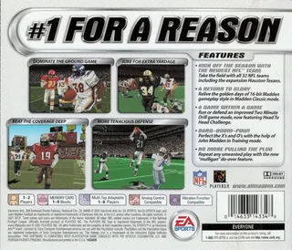 Madden NFL 2002 - Dos