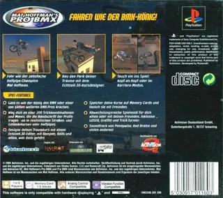 Mat Hoffman's Pro BMX - Dos