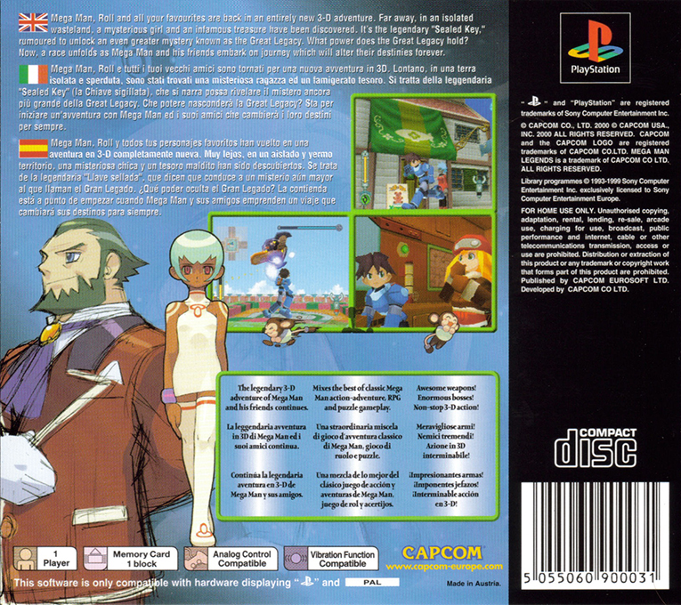 Mega Man Legends 2 dos