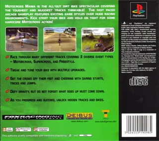 Motocross Mania - Dos
