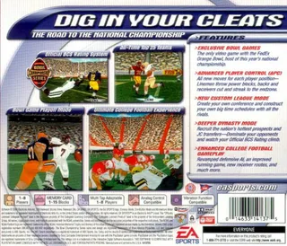 NCAA Football 2001 - Dos