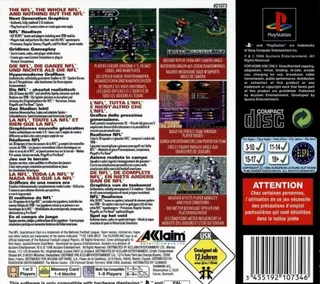 NFL Quarterback Club 97 - Dos