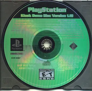 PlayStation Kiosk Demo Disc Version 1.19