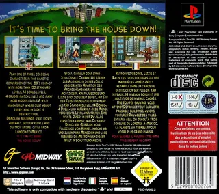 Rampage : World Tour - Dos