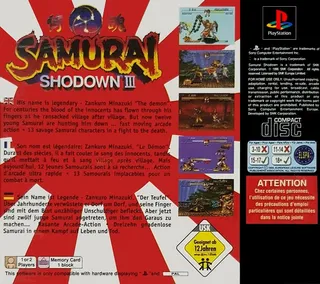 Samurai Shodown III : Blades of Blood - Dos