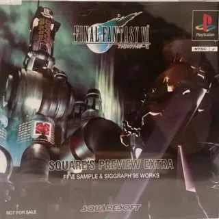 Square's Preview Extra - FF VII Sample & SIGGRAPH '95 Works