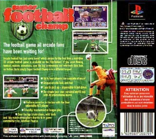 Super Football Champ - Dos