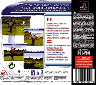 Tiger Woods 99 PGA Tour Golf - Dos