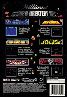 Williams Arcade's Greatest Hits dos