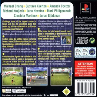 Yannick Noah All Star Tennis '99 - Dos