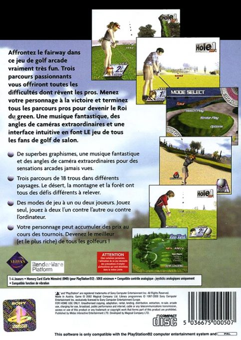 Jaquette arrière