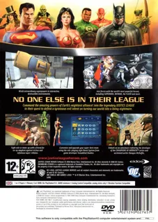 Heros De La Ligue Des Justiciers - Dos