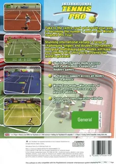 International Tennis Pro - Dos