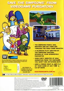 Les Simpson : Le Jeu - Dos