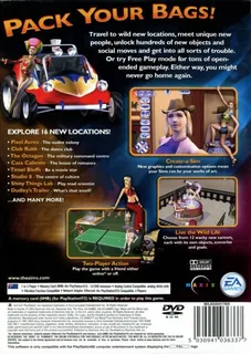 Les Sims : Permis de Sortir dos