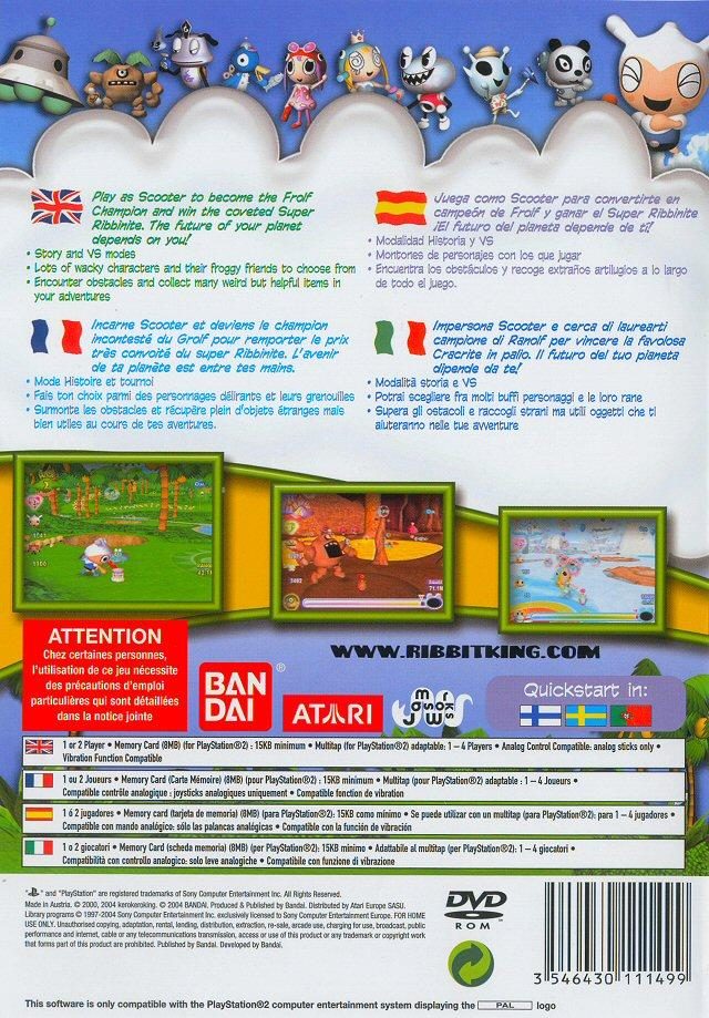 Jaquette arrière