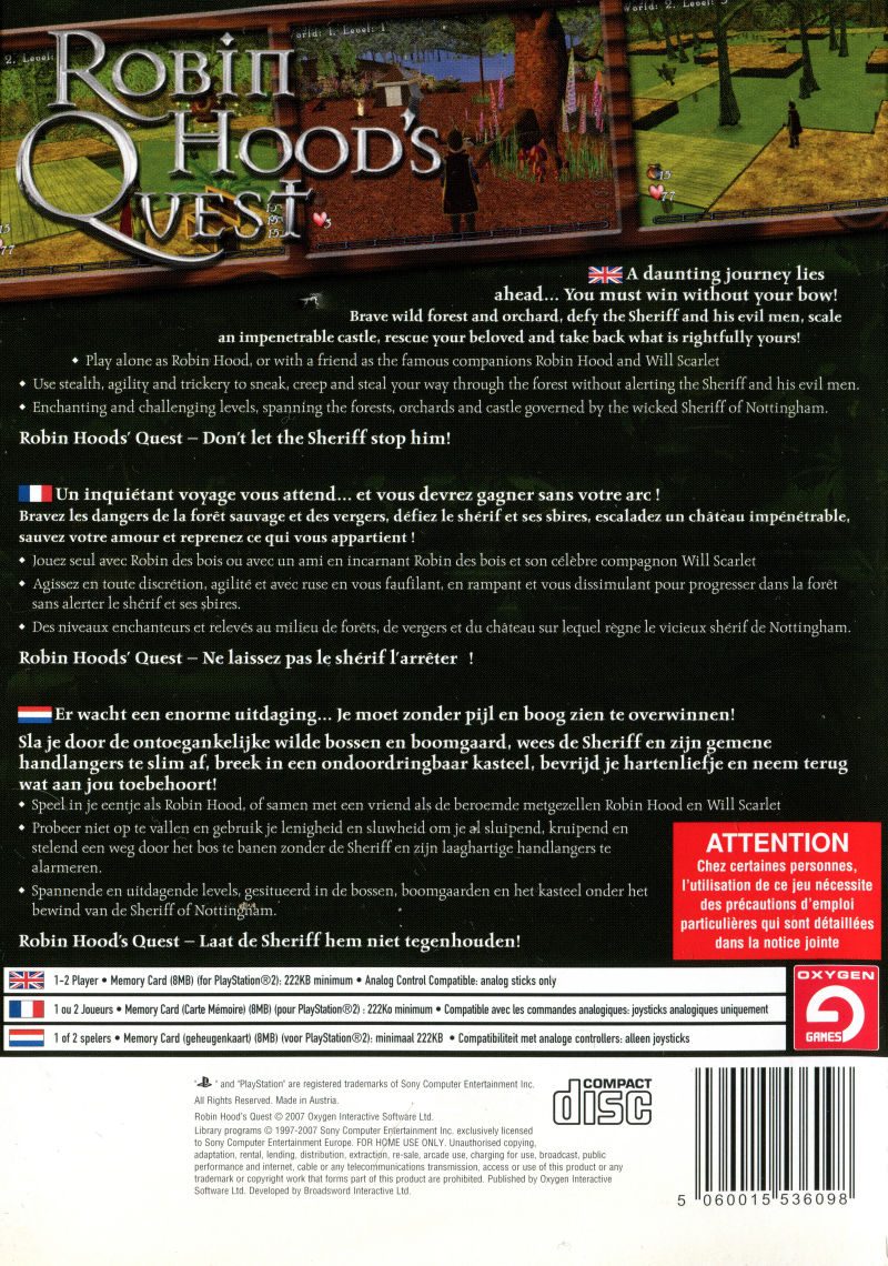 Jaquette arrière