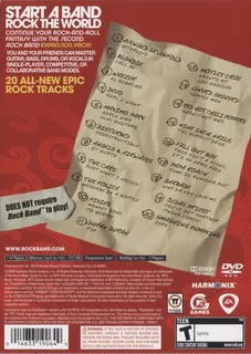 Rock Band : Track Pack Volume 2 dos