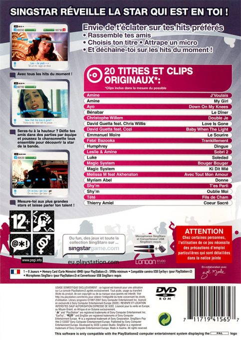 Jaquette arrière