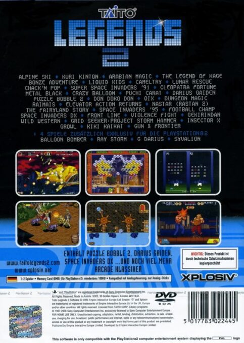 Taito Legends 2 dos