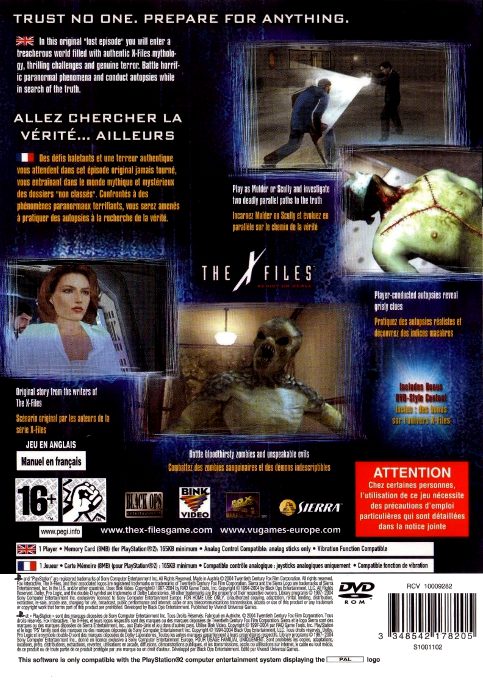 Jaquette arrière
