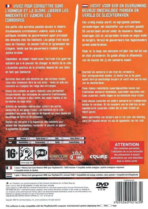 Way of the Samurai 2 dos
