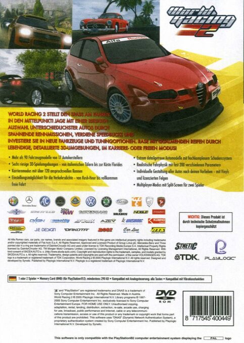 World Racing 2 dos