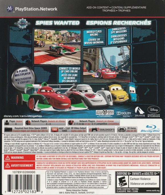 Jaquette arrière