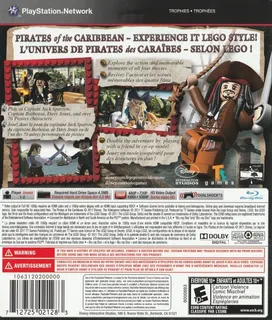 LEGO Pirates des Caraïbes : Le Jeu Vidéo - Dos