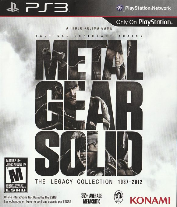Metal Gear Solid : The Legacy Collection