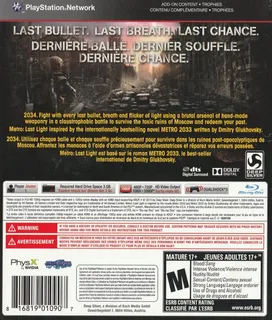 Metro : Last Light - Dos