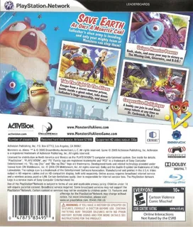 Monstres Contre Aliens - Dos