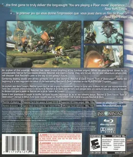 Ratchet & Clank : Opération Destruction - Dos