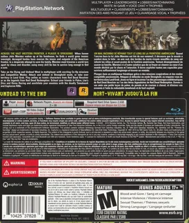 Red Dead Redemption : Undead Nightmare - Dos