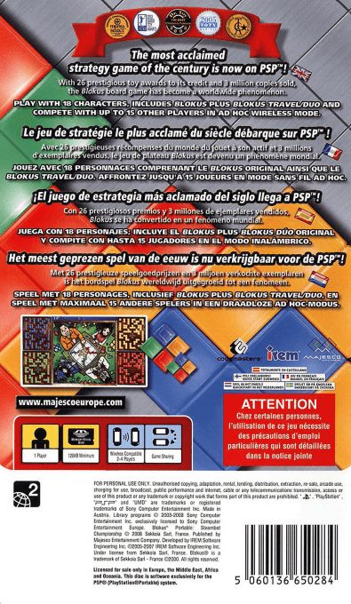 Jaquette arrière