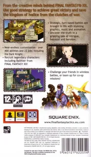 Final Fantasy Tactics : The War of the Lions - Dos