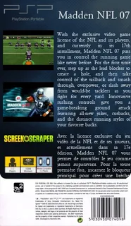 Madden NFL 07 - Dos