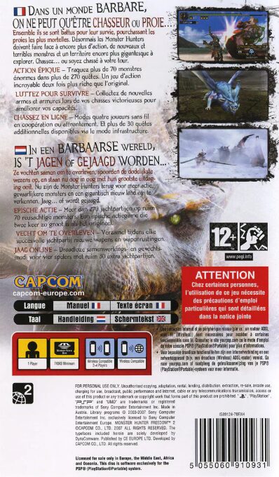 Monster Hunter Freedom 2 - Dos